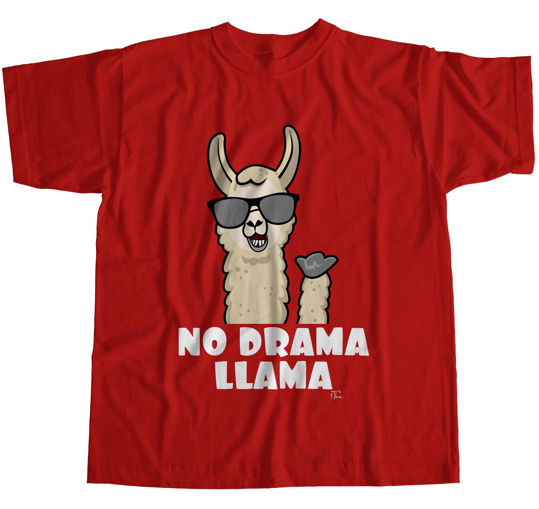 1Tee Mens No Drama Llama T-Shirt | eBay