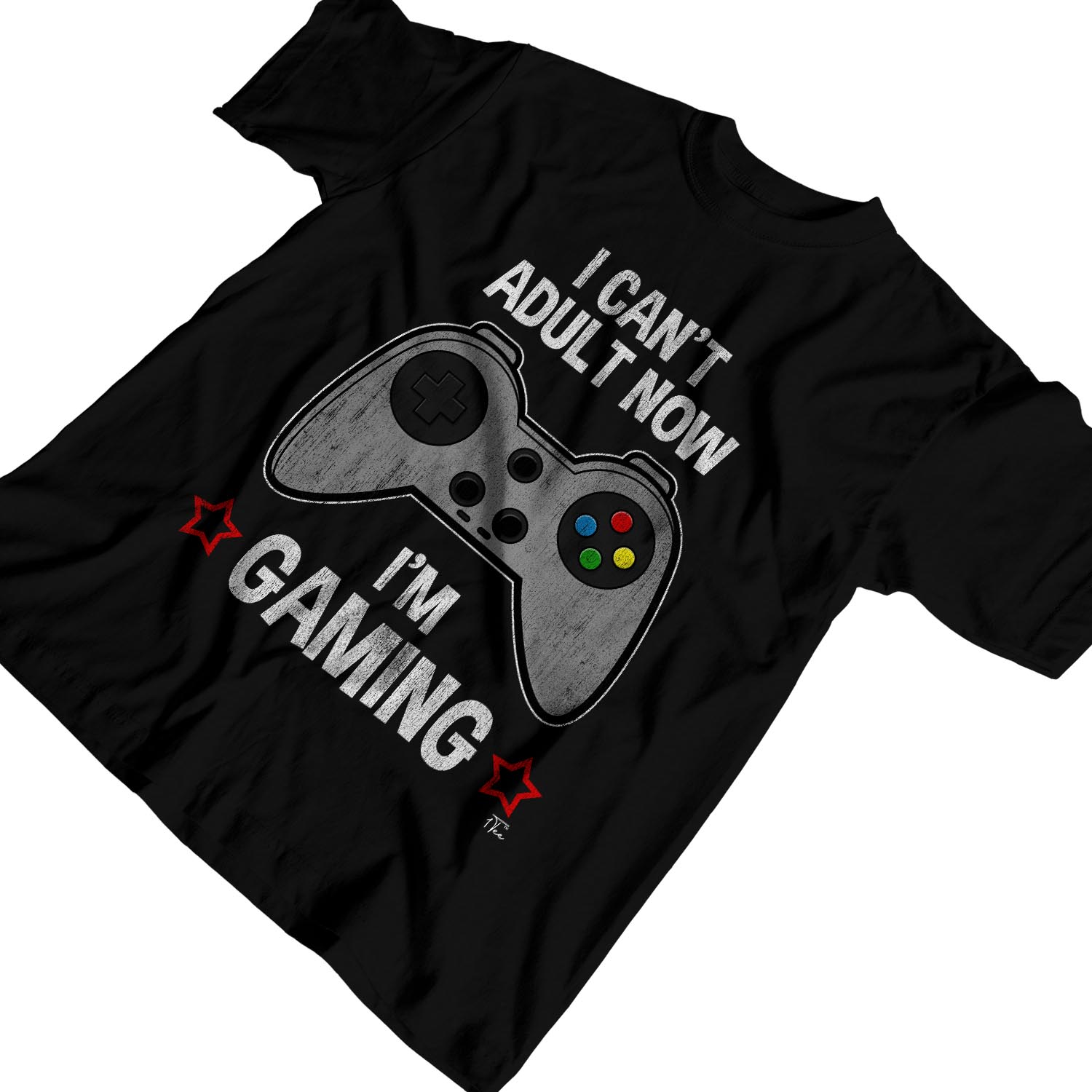 Camiseta 1Tee para hombre I can't Adult Now, I'm Gaming - Imagen 9 de 24