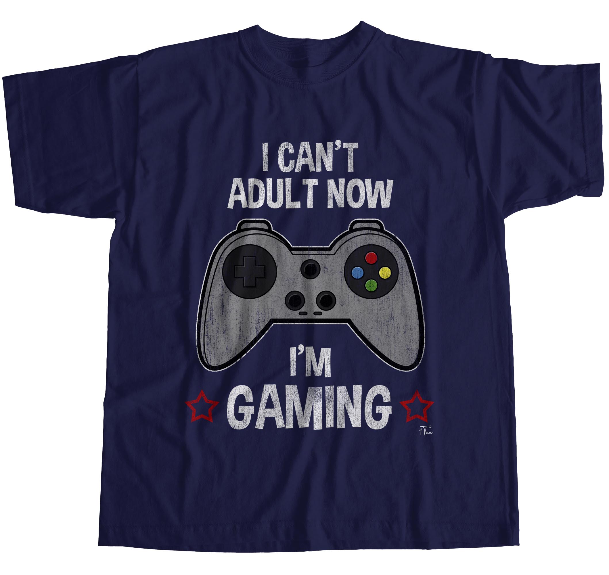 Camiseta 1Tee para hombre I can't Adult Now, I'm Gaming - Imagen 14 de 24