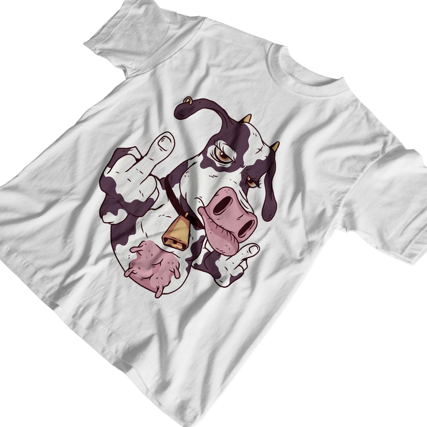 animal middle finger shirt