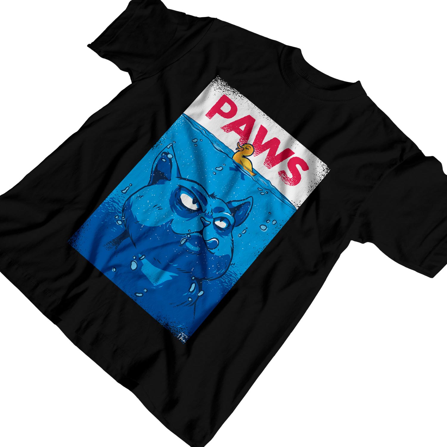 Camiseta 1Tee Paws, Shark Spoof para hombre - Imagen 9 de 18