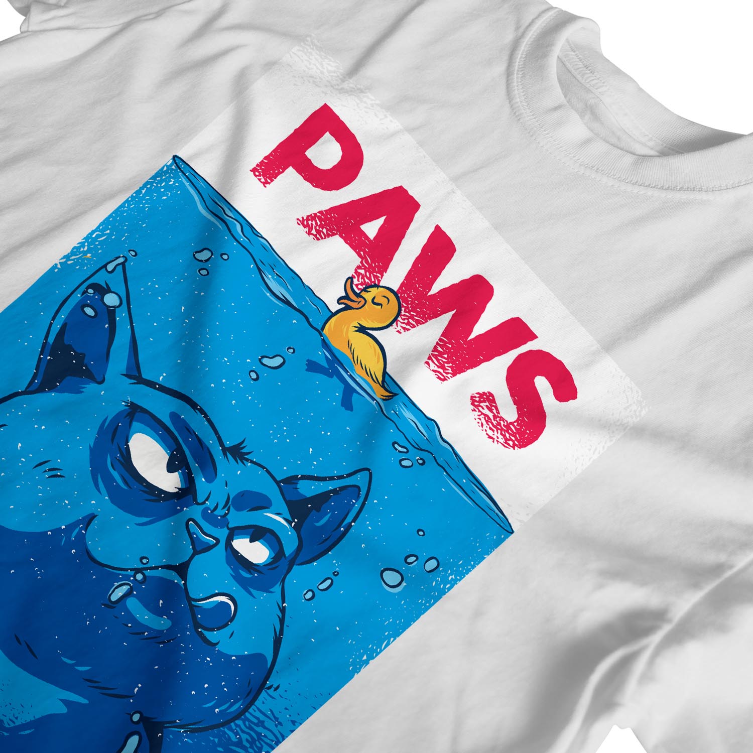 Camiseta 1Tee Paws, Shark Spoof para hombre - Imagen 16 de 18