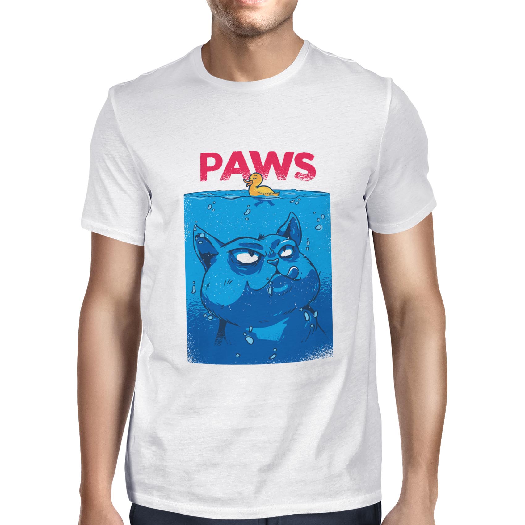 Camiseta 1Tee Paws, Shark Spoof para hombre - Imagen 13 de 18
