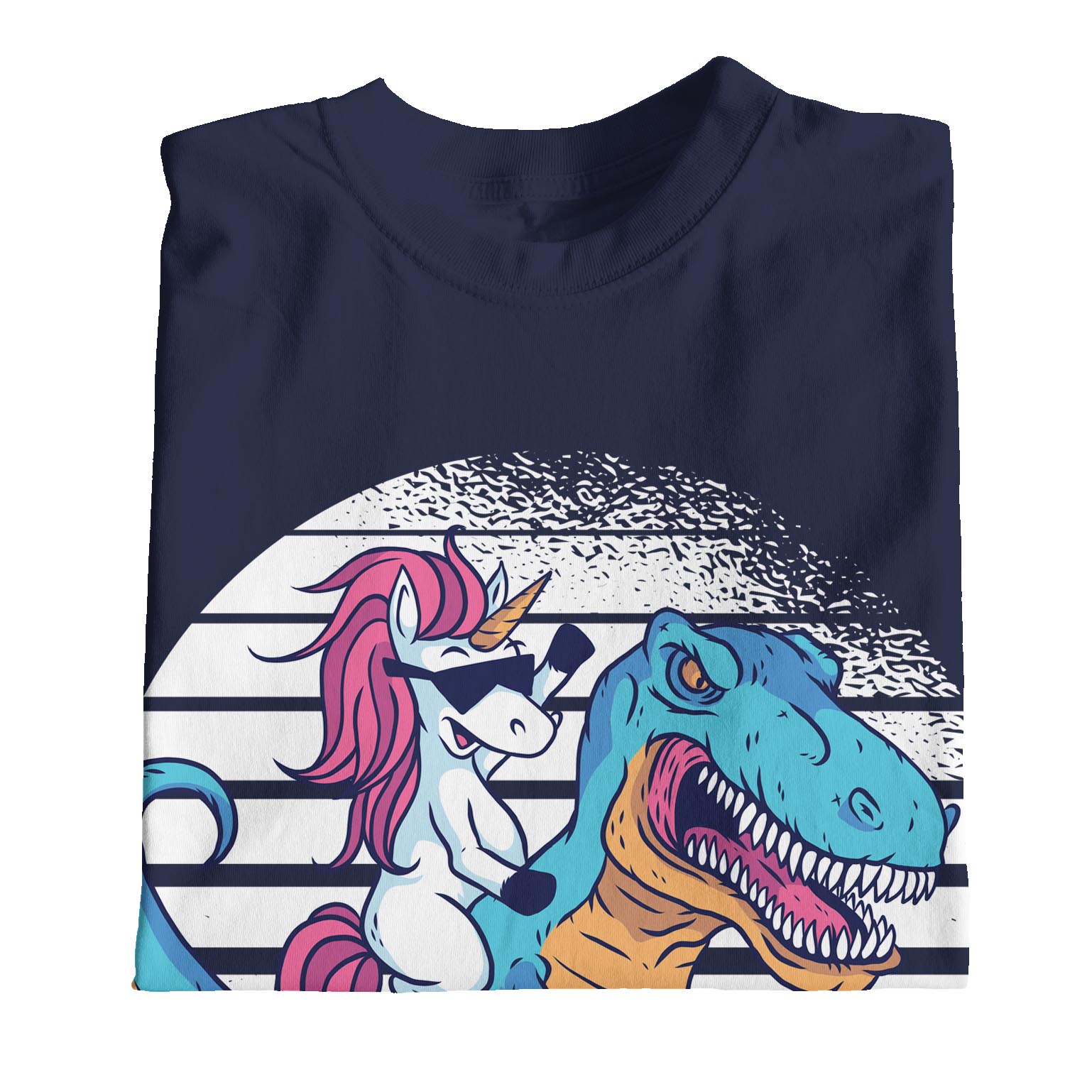 1Tee Herren T-Shirt Einhorn Reiten Dinosaurier - Bild 17 von 18