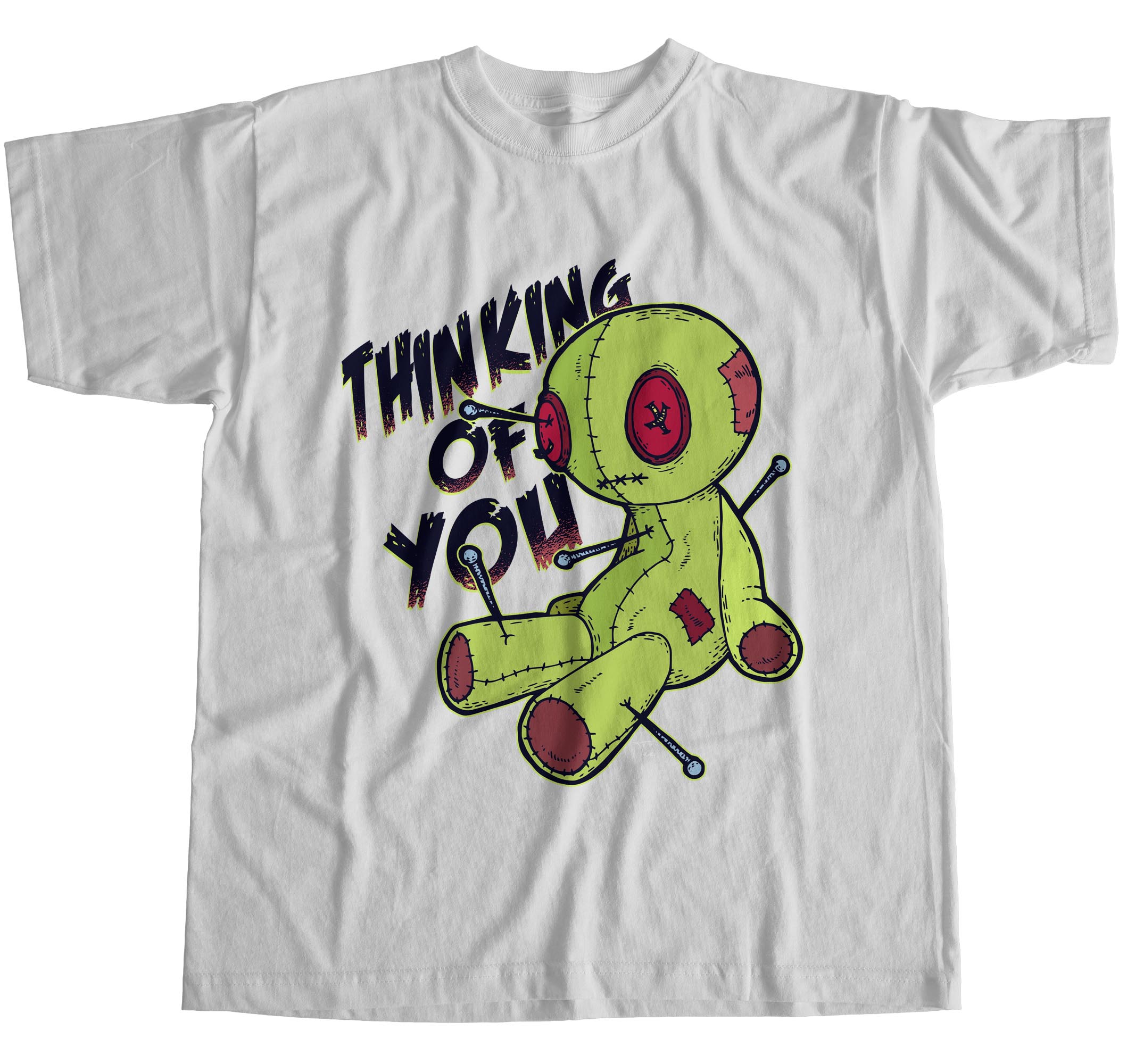 thinking of you voodoo doll t shirt