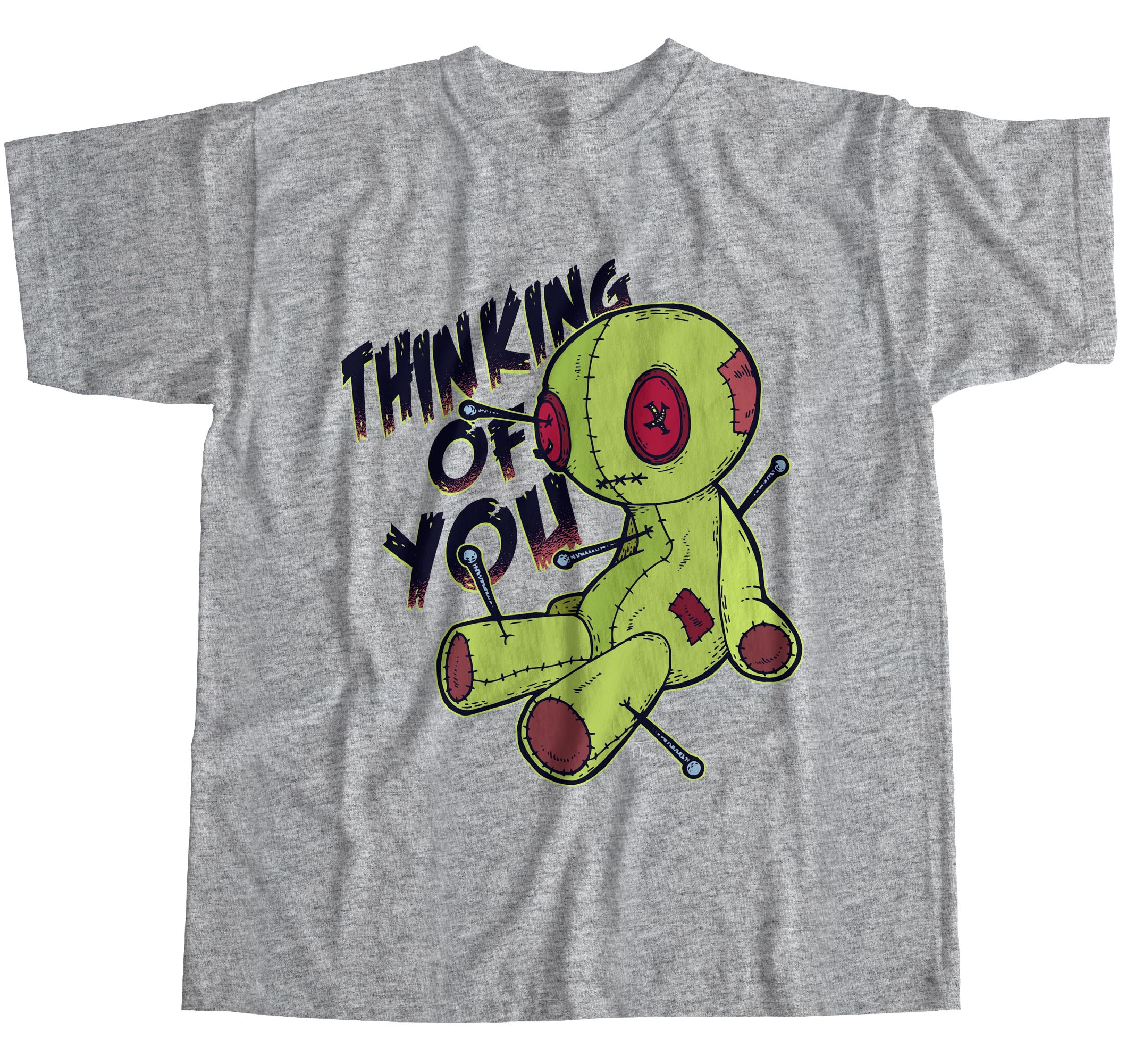 thinking of you voodoo doll t shirt