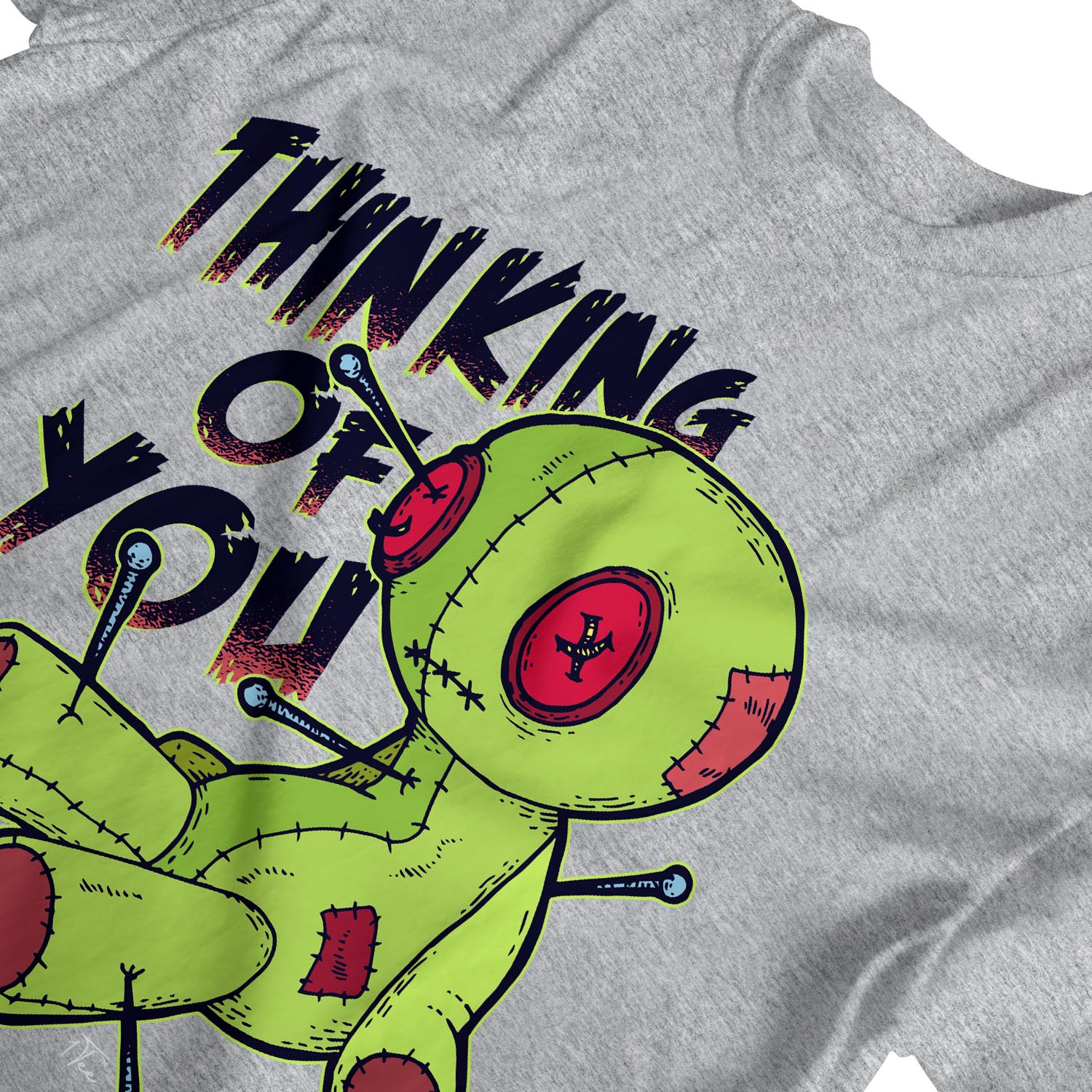 thinking of you voodoo doll t shirt