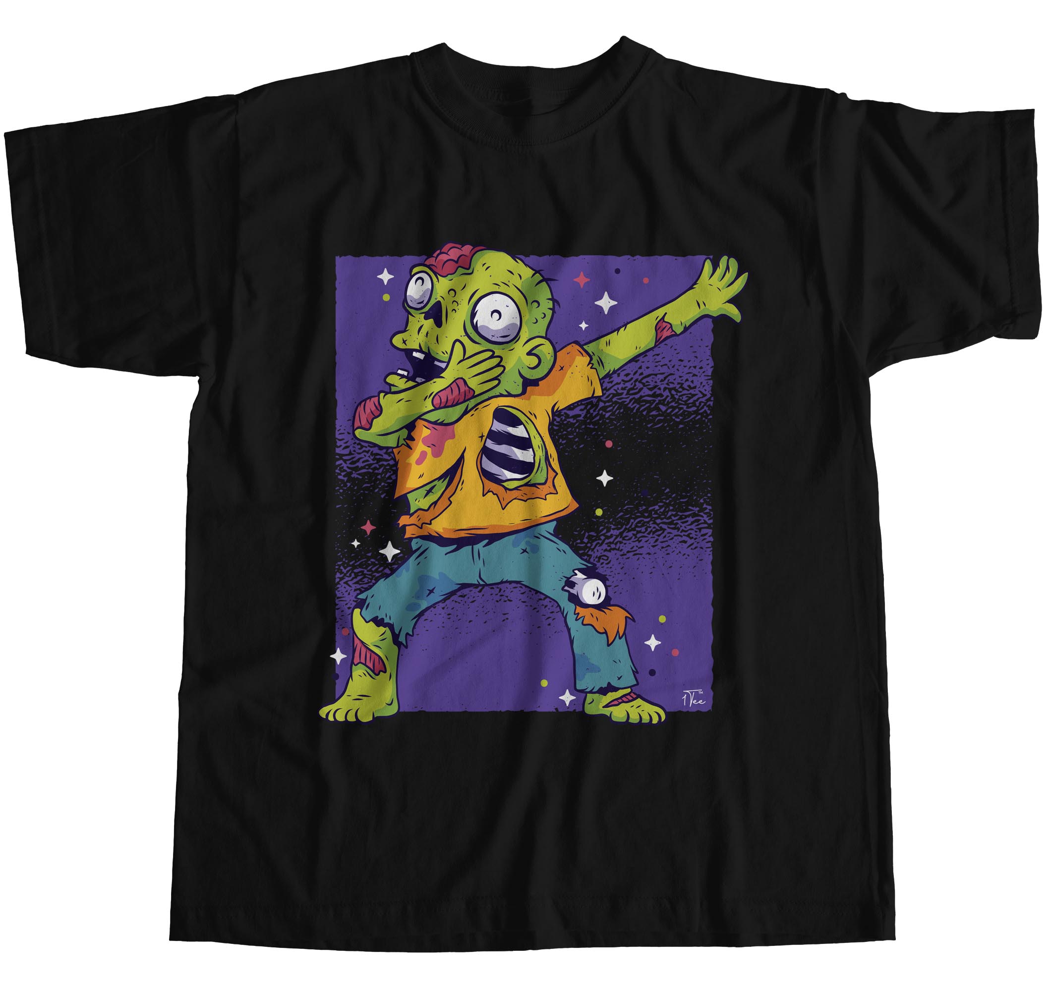 1Tee Herren T-Shirt Dabbing Zombie - Bild 8 von 18