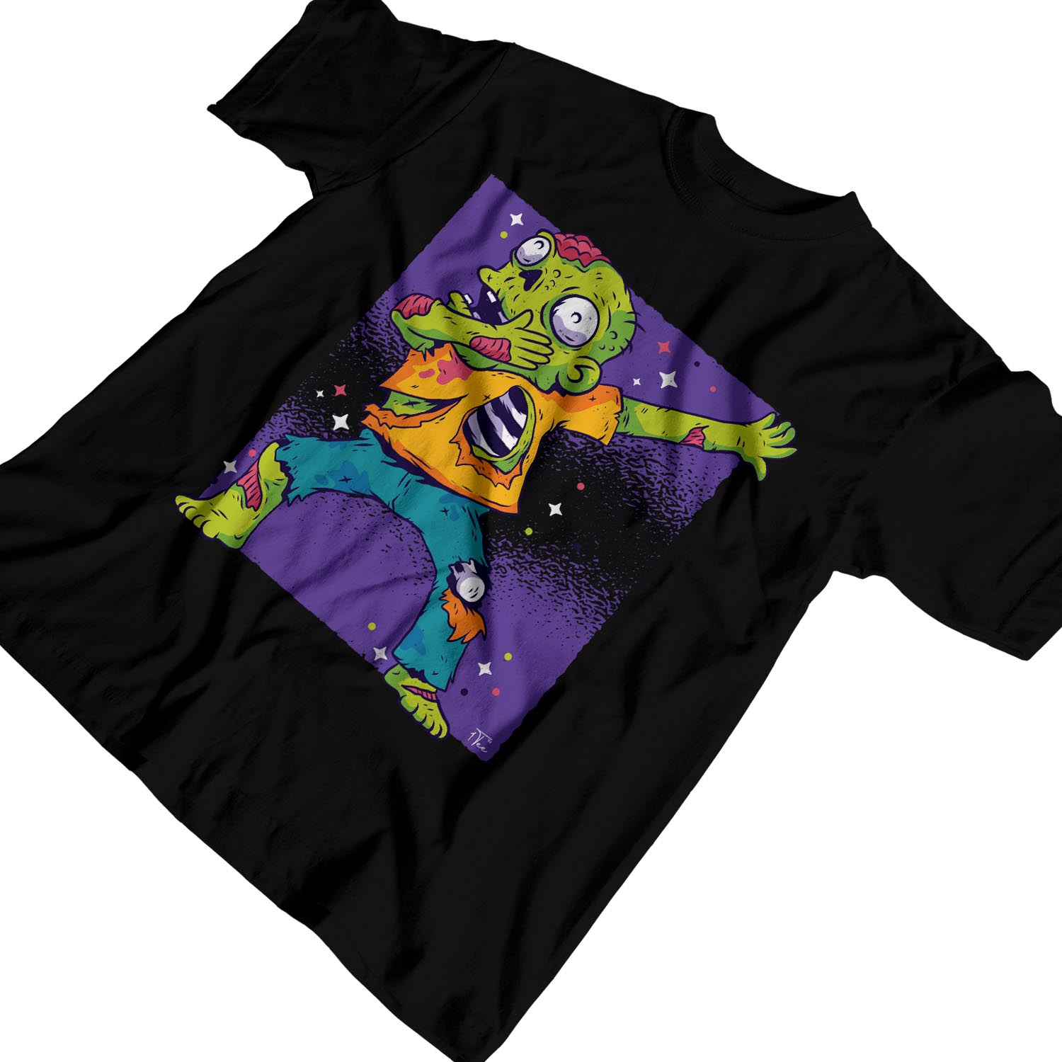 1Tee Herren T-Shirt Dabbing Zombie - Bild 9 von 18