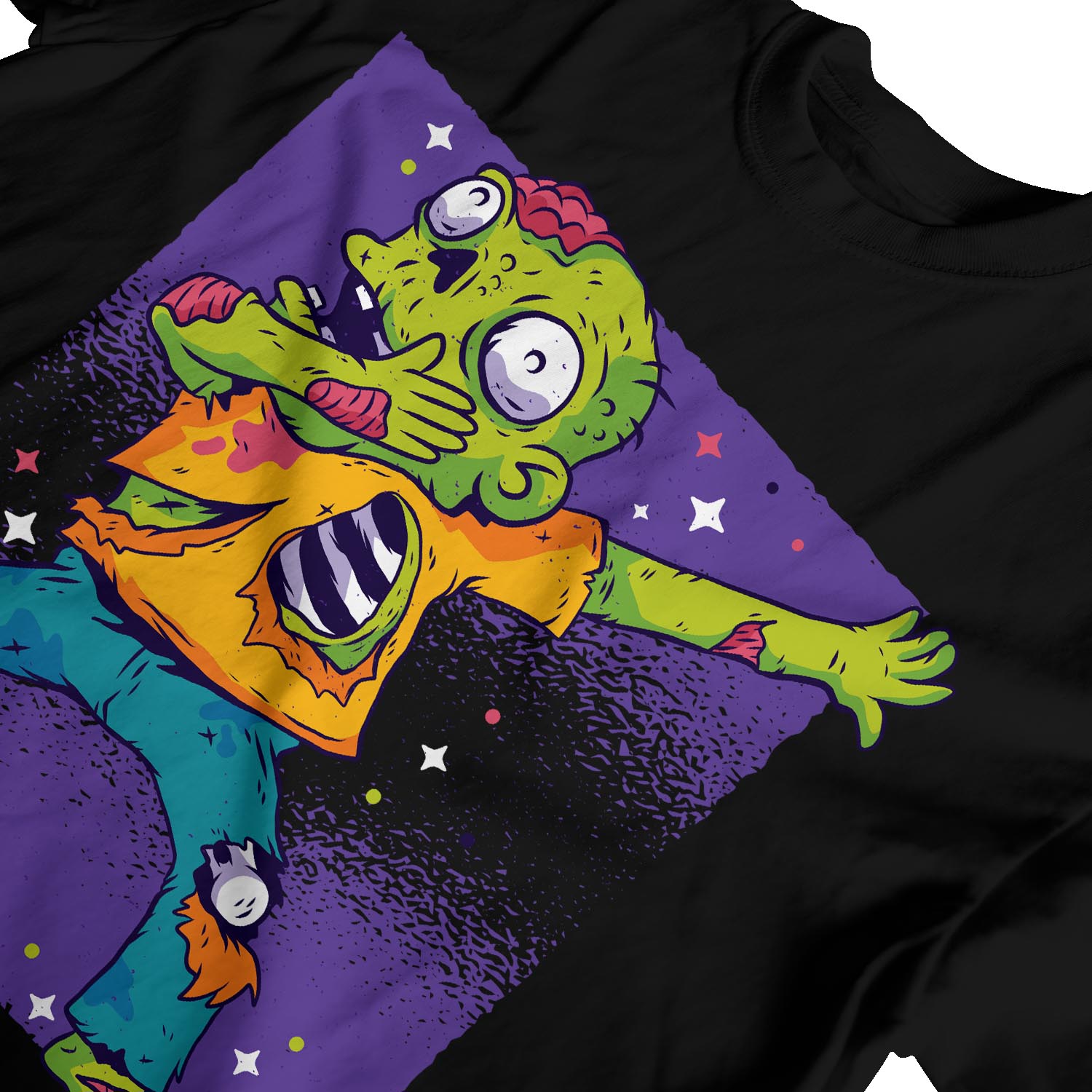 1Tee Herren T-Shirt Dabbing Zombie - Bild 10 von 18