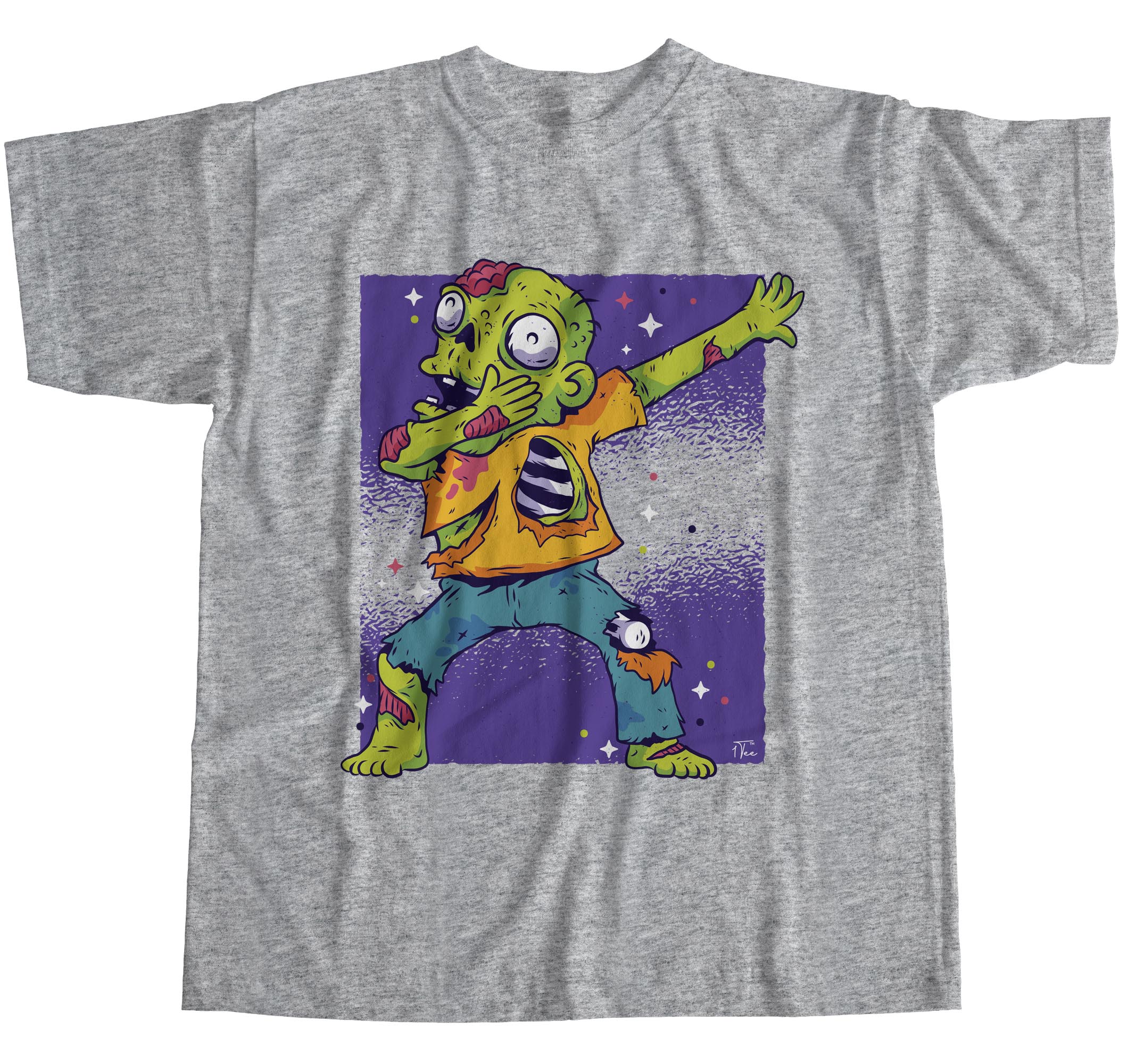 1Tee Herren T-Shirt Dabbing Zombie - Bild 14 von 18