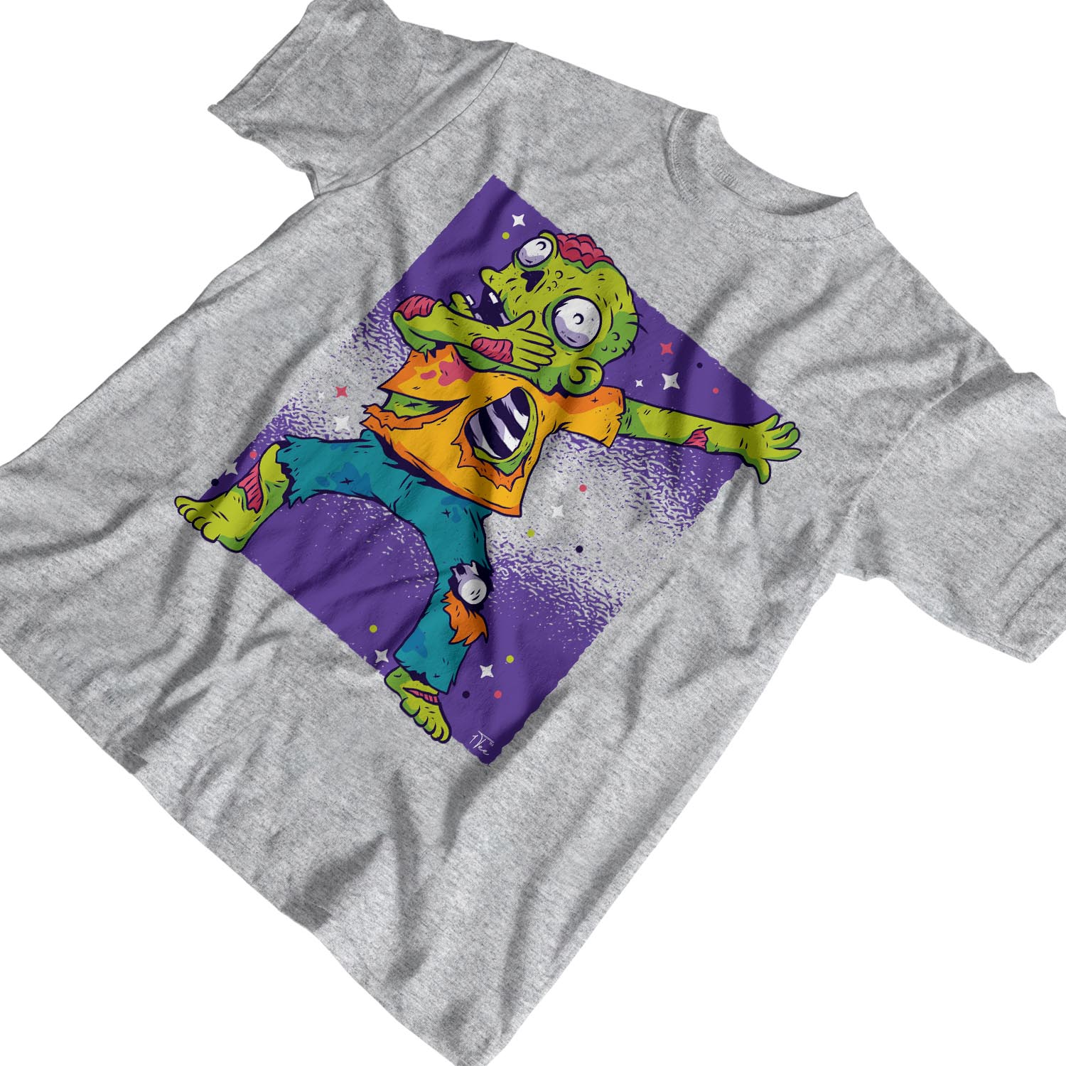 1Tee Herren T-Shirt Dabbing Zombie - Bild 15 von 18