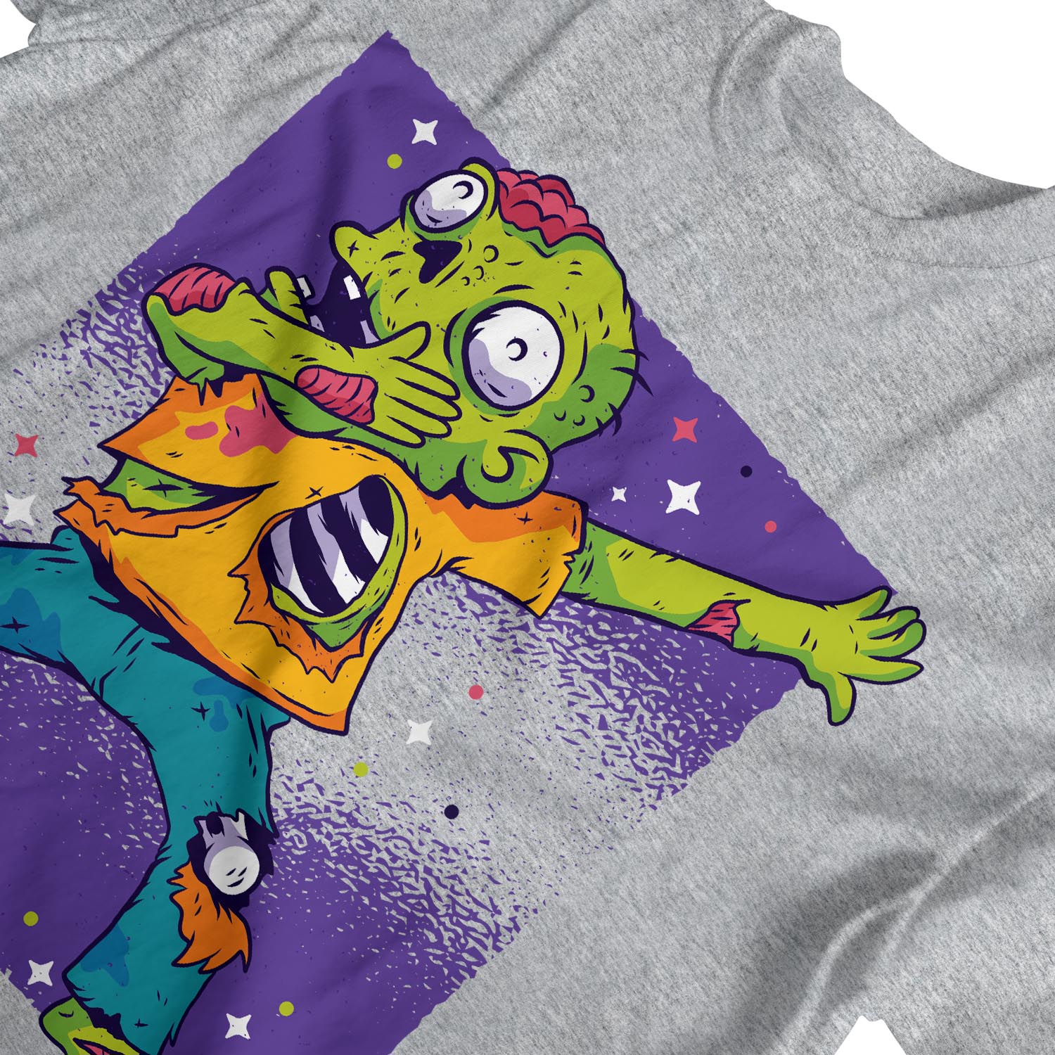 1Tee Herren T-Shirt Dabbing Zombie - Bild 16 von 18